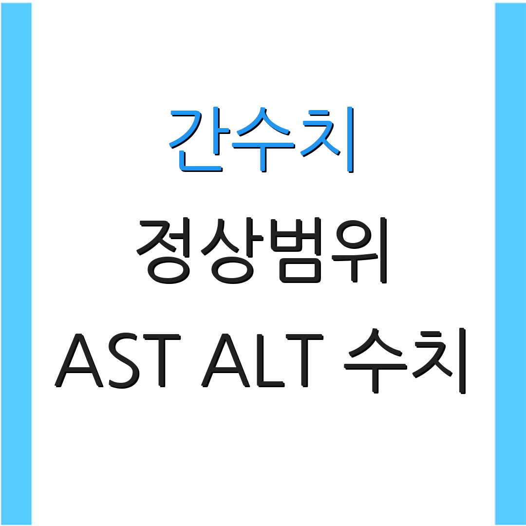 간수치 정상범위 AST ALT 수치 | 간 기능 검사 | 간 건강 확인