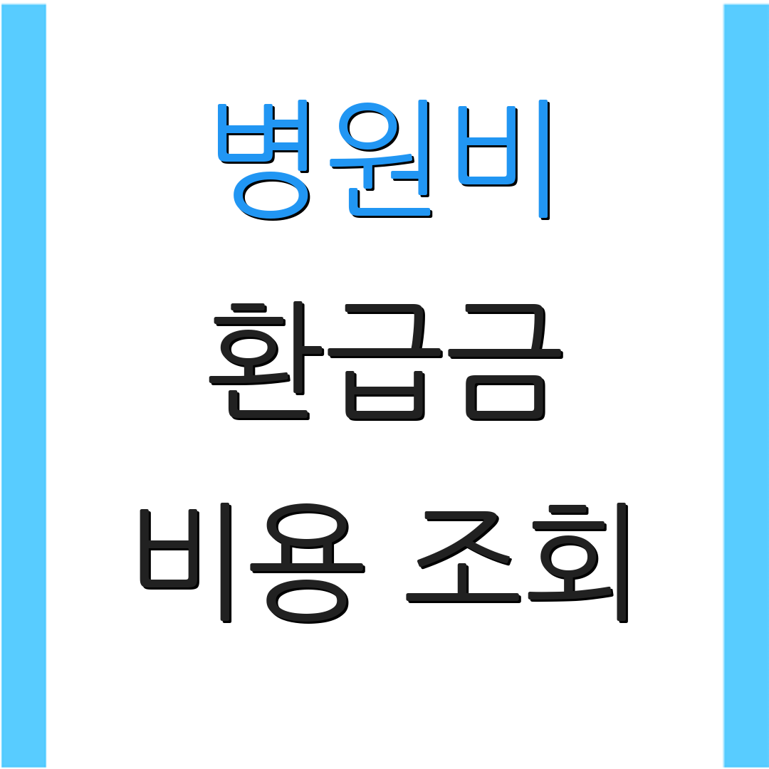 병원비 환급금 비용 조회 | 환급 신청 방법 | 추가 정보
