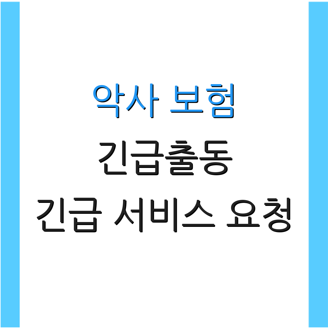 악사 보험 긴급출동 긴급 서비스 요청 | 모바일 이용 안내 | 추가 정보