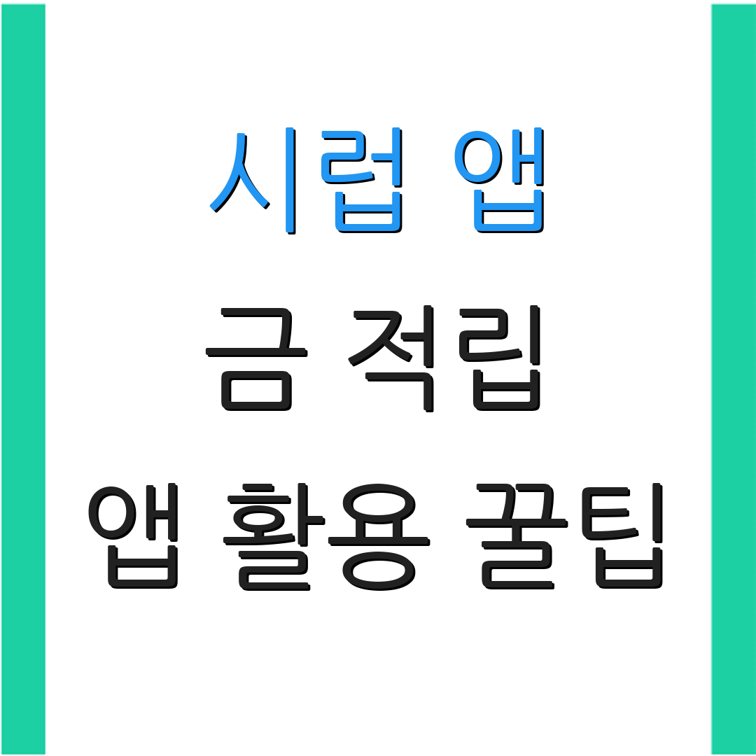시럽 앱 금 적립 앱 활용 꿀팁 | 앱 설치 가이드 | 추가 정보